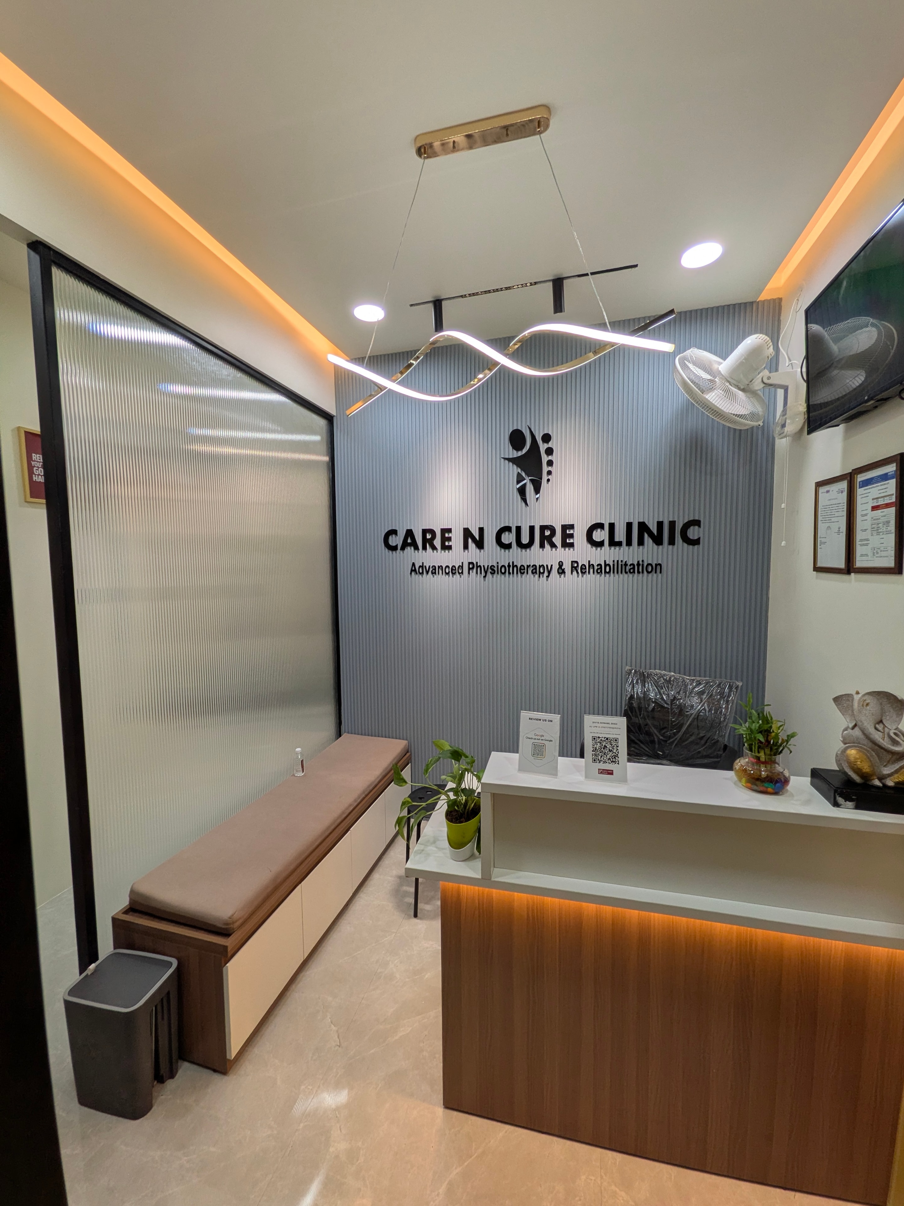 Care N Cure Clinic reception area
